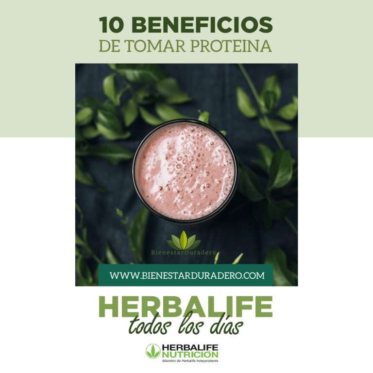 10 beneficios de consumir proteína Herbalife todos los días