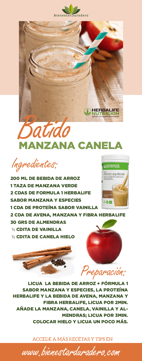 Conoce 8 formas de preparar batidos herbalife sin lactosa