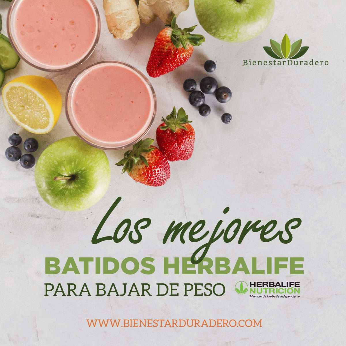 Los mejores batidos Herbalife para bajar de peso