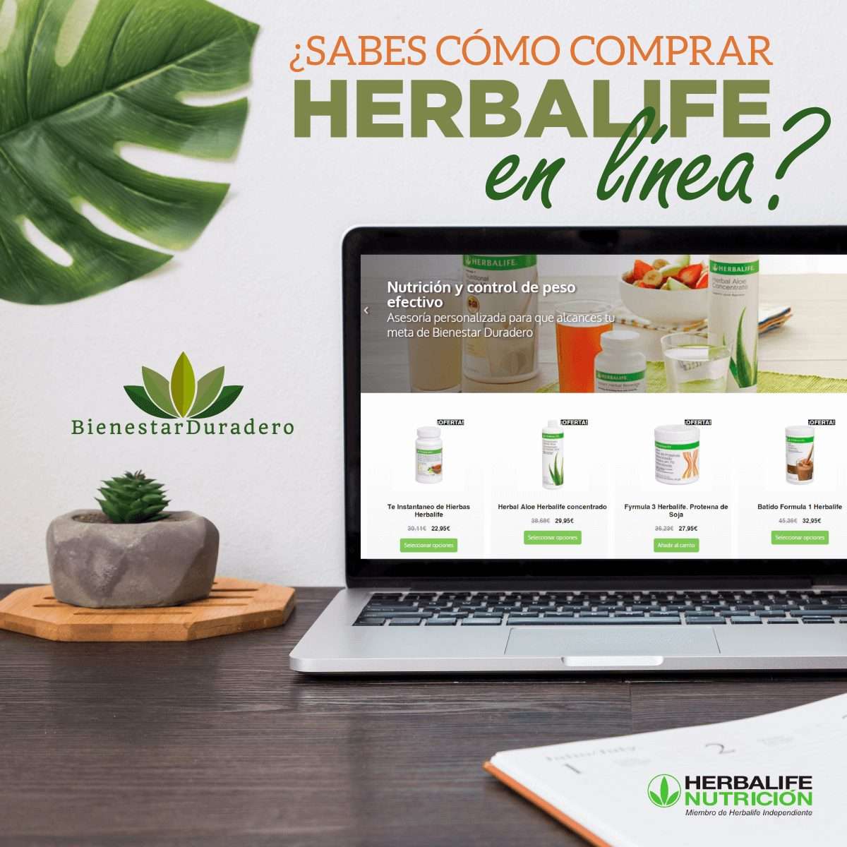 Aprende a comprar Herbalife en linea