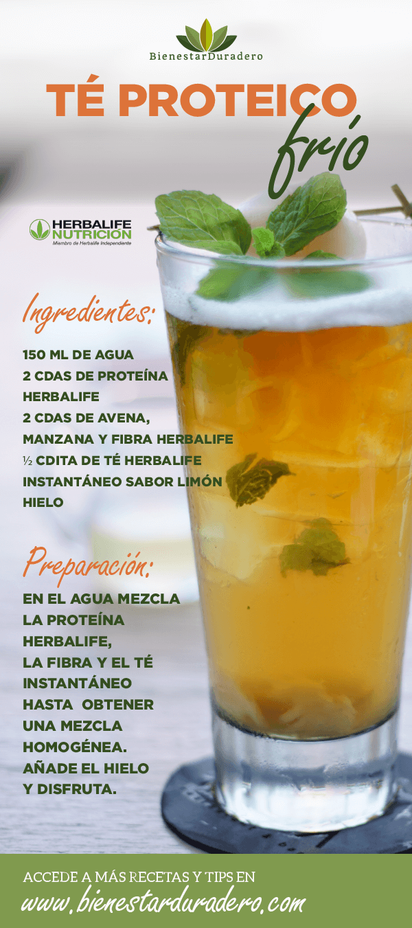 Conoce los té Herbalife para bajar de peso rápido