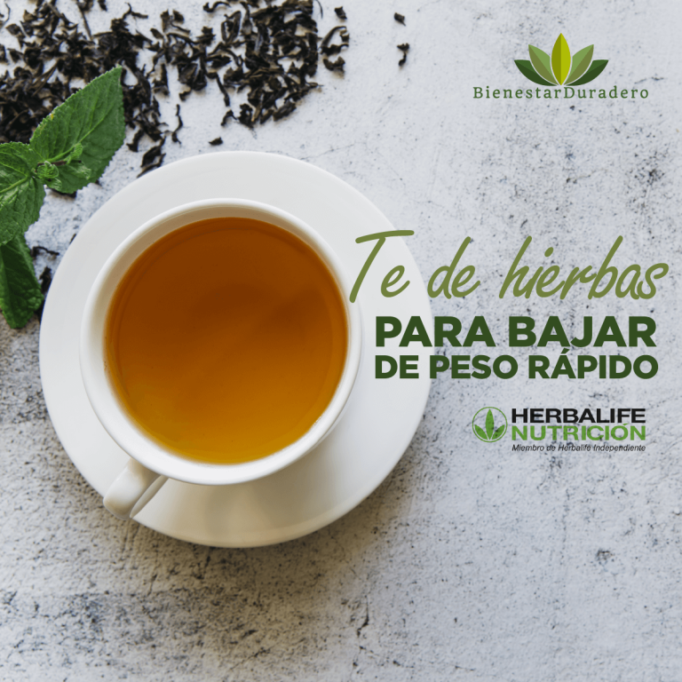 Té Herbalife para bajar de peso rápido