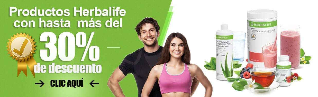 Productos Herbalife con hasta más del 30% de descuento