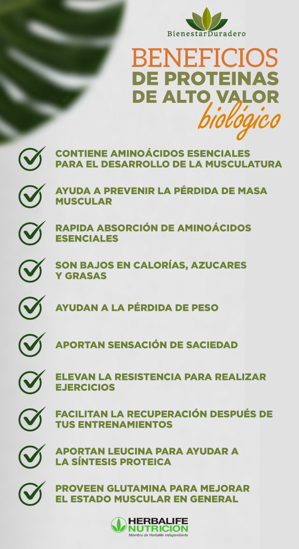 Informate de como ganar proteinas de alto valor bilogico